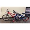 Image 1 : 2 YOUTH BIKES- NORCO ELIMINATOR RED 10 SPEED FRONT SUSPENSION MOUNTAIN BIKE & SUPERCYCLE BTEAM BLUE