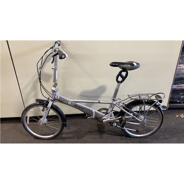 DAHON HELIOS XL SILVER SINGLE SPEED FOLDING BIKE