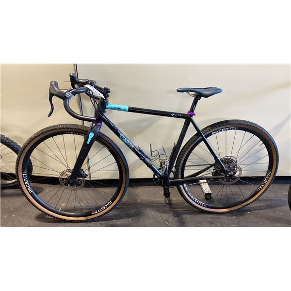 RODEO LABS FLAANIMAL 5.0 BLACK 13 SPEED ROAD BIKE WITH FULL DISC BRAKES
