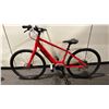 Image 1 : EVO KALLIO RED ELECTRIC HYBRID BIKE WITH FULL DISC BRAKES *NO CHARGER*