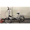 Image 1 : SILVER/BLACK VINTAGE STYLE FOLDING BIKE