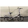 Image 2 : SILVER/BLACK VINTAGE STYLE FOLDING BIKE