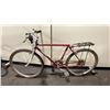Image 4 : 2 BIKES: PEUGEOT SUPER SPORT SILVER VINTAGE ROAD BIKE & VEGABOND T.T2512 RED ROAD BIKE
