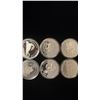 Image 3 : FIVE CANADA SILVER DOLLARS