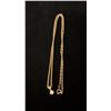 Image 1 : APPROX 10K CHAIN (15") WITH APPROX 18K PENDANT SET WITH DIAMOND (.17CT, 2.7G)