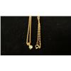 Image 2 : APPROX 10K CHAIN (15") WITH APPROX 18K PENDANT SET WITH DIAMOND (.17CT, 2.7G)
