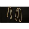 Image 1 : TWO APPROX 10K CHAINS (16"-18", 3.7G)