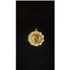 Image 1 : APPROX 14K PENDANT SET WITH RED STONE (3.3G)