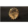 Image 1 : APPROX 10K LADIES RING SET WITH SMOKY QUARTZ (5.9G)