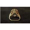 Image 3 : APPROX 10K LADIES RING SET WITH SMOKY QUARTZ (5.9G)