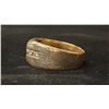 Image 2 : APPROX 10K MENS RING SET WITH SAPPHIRE & DIAMONDS (8.2G)