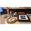 Image 1 : COLLECTABLES AND MORE; FIGURINES, FRAMED PICTURES, JEWELRY BOX, TRINKETS