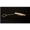 Image 1 : APPROX 14K TIE CLIP SET WITH DIAMOND (3.6G)