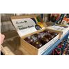 Image 1 : 2 BOXES OF ASSORTED HENSELITE INDOOR BOWLING BALLS *MUST TAKE BOTH BOXES*