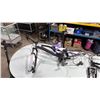 Image 2 : PURPLE NO NAME FULL SUSPENSION BIKE FRAME & BLACK SCHWINN FRONT SUSPENSION BIKE FRAME