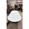 Image 2 : GREEN BOARD ROOM TABLE WITH BLACK METAL LEGS (132"W 49"D 29"H)