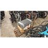 Image 2 : METAL MOBILE CART WITH ASSORTED STONE FLOOR / WALL TILE & TGT CERAMIC TILES *MOBILE CART INCLUDED*