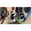 Image 3 : LIQUID VENTURE 53 SNOWBOARD WITH BINDINGS, 4 ASSORTED PAIRS OF SKI BOOTS, & BISSELL UPRIGHT VACUUM