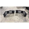 Image 2 : BLACK 2 PIECE PICKUP TRUCK FOLDING BED GATE EXTENSION