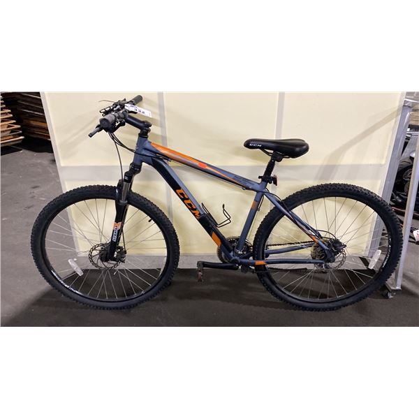 CCOM GREY 21 SPEED FRONT SUSPENSION MOUNTAIN BIKE WITH FULL DISC BRAKES