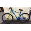 Image 1 : CUBE ANALOG CMPT BLUE/GREEN 27 SPEED FRONT SUSPENSION MOUNTAIN BIKE WITH FULL DISC BRAKES
