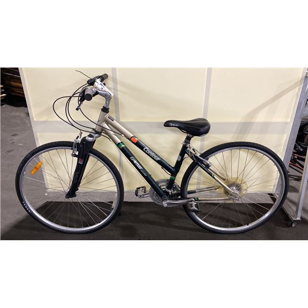 CONTOUR AMS PRO LINE GREEN 24 SPEED FRONT SUSPENSION VINTAGE STYLE MOUNTAIN BIKE