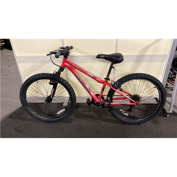 NAKAMURA AGYL RED 7 SPEED FRONT SUSPENSION MOUNTAIN BIKE