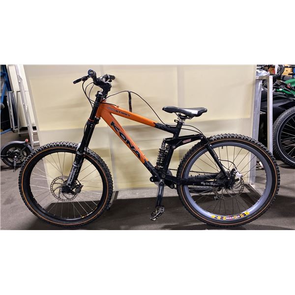 KONA STINKY 9 SPEED FULL SUSPENSION DOWNHILL MOUNTAIN BIKE WITH FULL DISC BRAKES