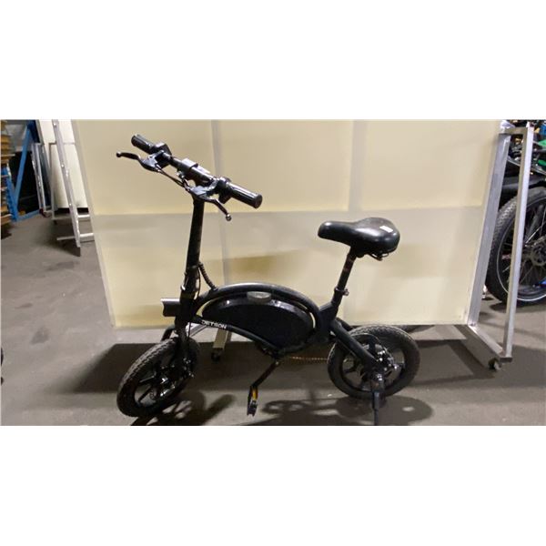 JETSON BLACK ELECTRIC BIKE WITH FULL DISC BRAKES *NO KEY, NO CHARGER*