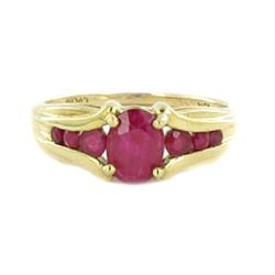 1.65ct Burma Ruby 10k Gold Ladies Ring (JEW-1501)