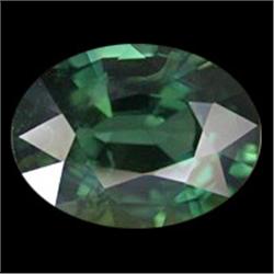 .5Ct Oval Natural Green Sapphire Gemstone (GMR-0877A)