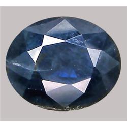 3.10ct Oval Cut Top AAA Blue Black Sapphire (GEM-8748)