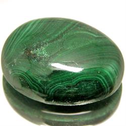12.60ct Natural Green Malachite Gemstone (GEM-8544)