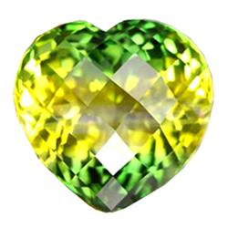 38.20ct AAA Green Yellow Heart Citrine (GEM-18781)