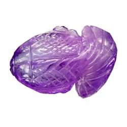 6.25ct Fish Carving Purple Amethyst  (GEM-17207)
