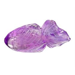 9.50ct Fish Carving Purple Amethyst (GEM-17202)