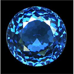 44.75ct Round London Blue Topaz (GEM-16549)