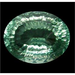 50.88ct Oval Concave Green Amethyst (GEM-16530)