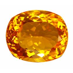 49.35ct Cushion Cut Golden Yellow Citrine (GEM-16403)