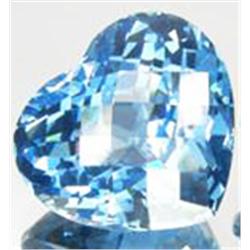 28.95ct Heart Checker Sweet Blue Topaz (GEM-16184A)