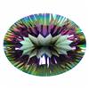 Image 1 : 39.1ct Oval Concave Multi Color Mystic Topaz (GEM-15279)