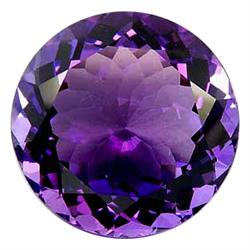 20.12ct Purple Amethyst Round Shape VVS Appraisal Estimate $710 (GEM-14555)