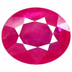 2.39ct Top AAA Oval Cut Pink Red Ruby Mogok Appraisal Estimate $955 (GEM-14293)