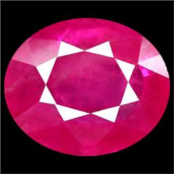 1.61ct Top AAA Cushion Mozambique Pink Red Ruby Appraisal Estimate $645 (GEM-14243)