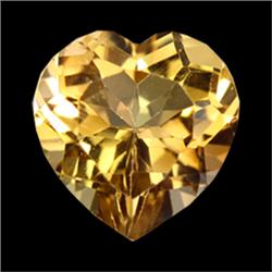 4.20ct Stunning Heart Cut Brown Natural Imperial Topaz Brazil VVS Appraisal Estimate $545 (GEM-14239