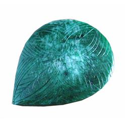 240+ct 100% Natural S. American Emerald Carved Gem (GEM-11350)