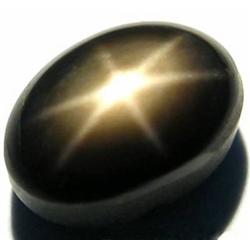 2.12ct Dancing 6 Ray Black Star Sapphire Unheated (GEM-0200)