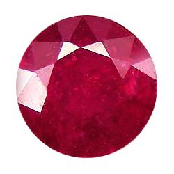 1.22ct Round Cut Red Ruby (GEM-13093A)