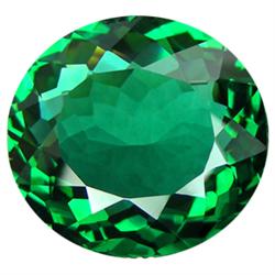 15.85ct Oval Cut Deep Green Quartz Brazil Gem (GEM-15278)