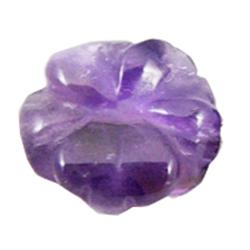 13ct Hand Carved Flower African Amethyst (GEM-20250)